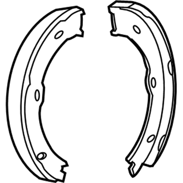Mercedes-Benz Parking Brake Shoes - 906-420-03-20-28