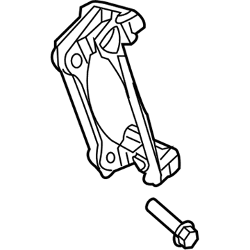 Mercedes-Benz Sprinter 2500 Brake Caliper Bracket - 000-420-64-15