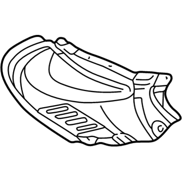 Mercedes-Benz 215-520-02-22 Front Shield 215-520-02-22 Mercedes-Benz Front Shield Illustration 1 of 1