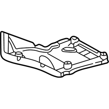 220-520-11-22 Mercedes-Benz Rear Shield Illustration 1 of 1