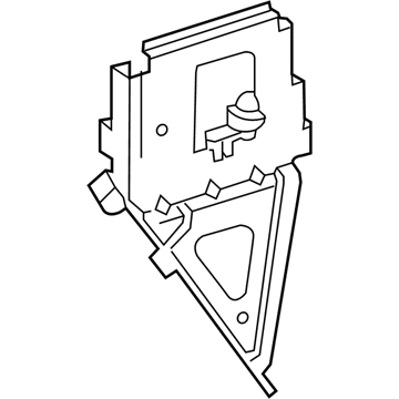 Mercedes-Benz 166-545-28-40 ECM Bracket Mercedes-Benz 166-545-28-40 ECM Bracket