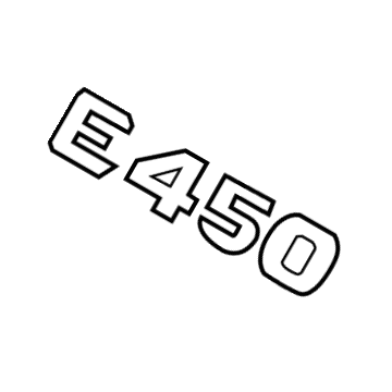 Mercedes-Benz E450 Emblem - 213-817-82-00