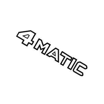 Mercedes-Benz E53 AMG Emblem - 205-817-99-00