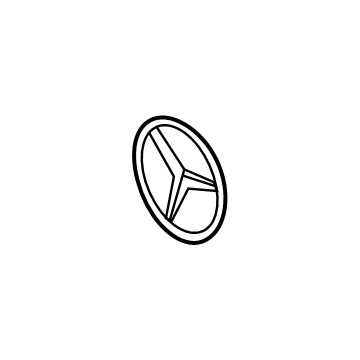 Mercedes-Benz E400 Emblem - 213-817-00-16