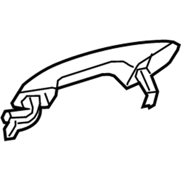Mercedes-Benz Exterior Door Handle - 099-760-23-59-9197