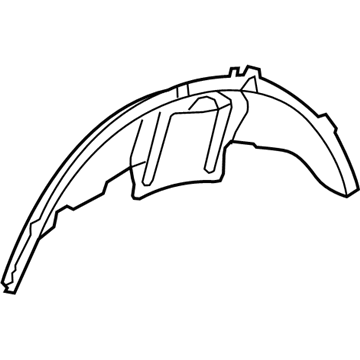 Mercedes-Benz ML550 Wheelhouse - 166-610-05-76
