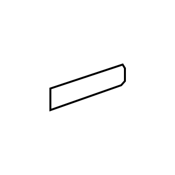 Mercedes-Benz G580 Door Moldings - 463-727-25-00-2B39