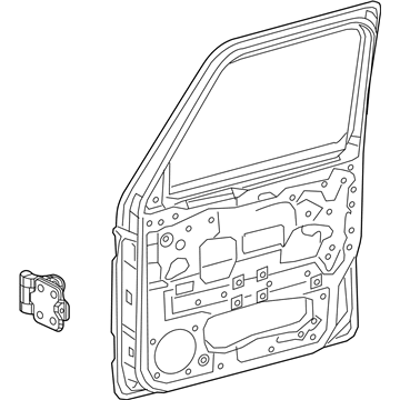 Mercedes-Benz 463-720-81-00 Door Shell 463-720-81-00 Mercedes-Benz Door Shell Illustration 1 of 1