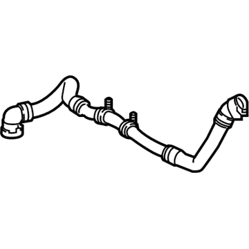 Mercedes-Benz E450 Water Hose - 257-501-28-00