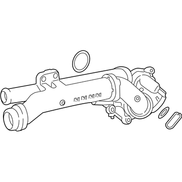 Mercedes-Benz E350 Coolant Reservoir Hose - 264-200-39-01