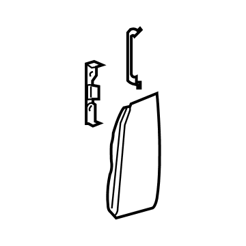 Mercedes-Benz Fuel Door - 910-750-00-00-64