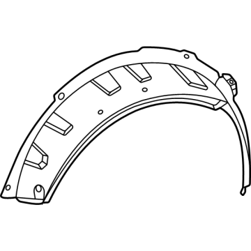 Mercedes-Benz EQS 450+ Wheelhouse - 297-630-31-00