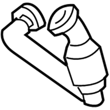 Mercedes-Benz CLK55 AMG Exhaust Pipe - 208-490-29-19-80