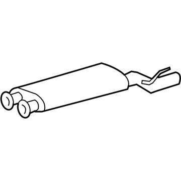 Mercedes-Benz CLK55 AMG Exhaust Pipe - 208-490-07-01