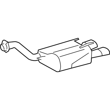 Mercedes-Benz CLK55 AMG Exhaust Pipe - 208-490-14-01