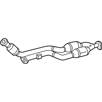 Mercedes-Benz CLK430 Exhaust Pipe - 208-490-14-20-80