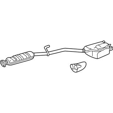 Mercedes-Benz CLK430 Exhaust Pipe - 208-490-05-21
