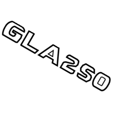 Mercedes-Benz GLA250 Emblem - 156-817-16-00