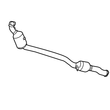 Mercedes-Benz SLK300 Exhaust Pipe - 171-490-33-19-80
