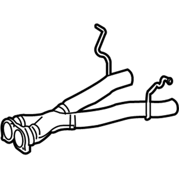 Mercedes-Benz SLK300 Exhaust Pipe - 171-490-01-22