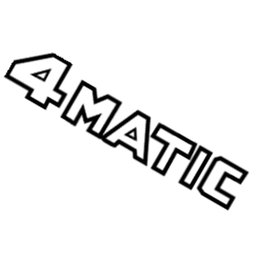 Mercedes-Benz E63 AMG Emblem - 212-817-77-15