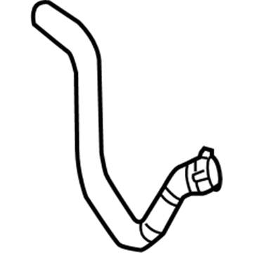 Mercedes-Benz E320 Heater Hose - 211-832-02-94