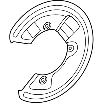 Mercedes-Benz Brake Dust Shields - 000-423-40-00