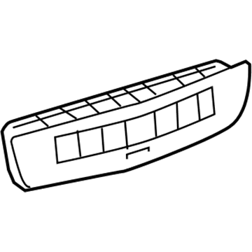 Mercedes-Benz Hazard Warning Switch - 204-905-93-01-2A17