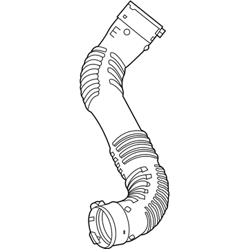 Mercedes-Benz GLA250 Coolant Reservoir Hose - 247-520-02-01