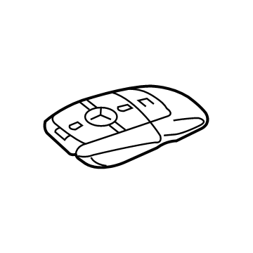 Mercedes-Benz E53 AMG Key Fob - 206-905-77-06-9999