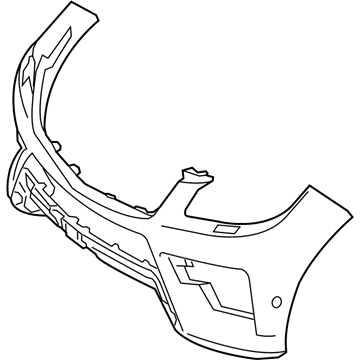 Mercedes-Benz ML500 Bumper Cover - 164-885-45-25-9999