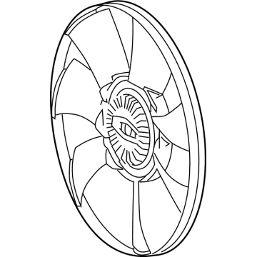 Mercedes-Benz Sprinter 3500XD Radiator fan - 000-200-97-23