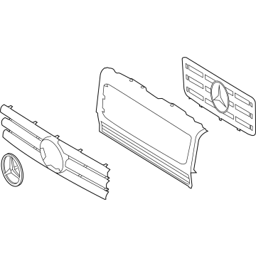 Mercedes-Benz G550 Grille - 463-880-22-00
