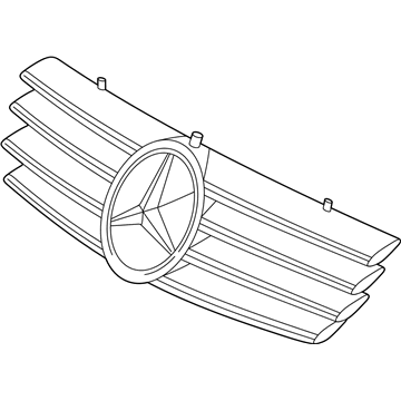 Mercedes-Benz CL55 AMG Grille - 215-880-04-83