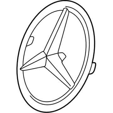Mercedes-Benz CLK320 Emblem - 215-888-00-86