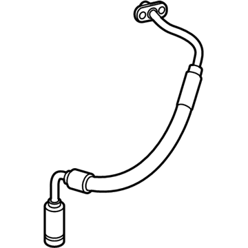 Mercedes-Benz S560e Air Hose - 222-320-05-54