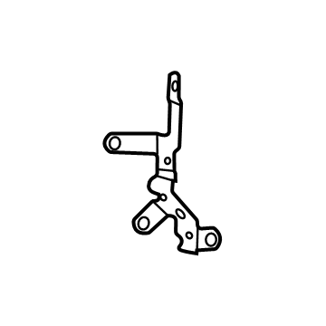 Mercedes-Benz 190-501-49-00 Lower Duct Bracket Mercedes-Benz 190-501-49-00 Lower Duct Bracket