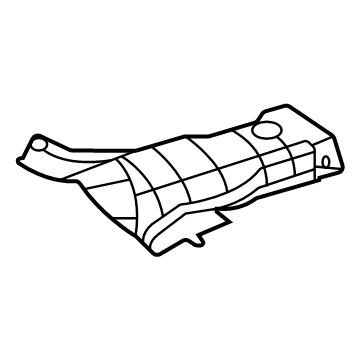 Mercedes-Benz SL43 AMG Exhaust Heat Shield - 232-682-12-00