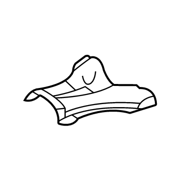 Mercedes-Benz SL43 AMG Exhaust Heat Shield - 232-471-05-00