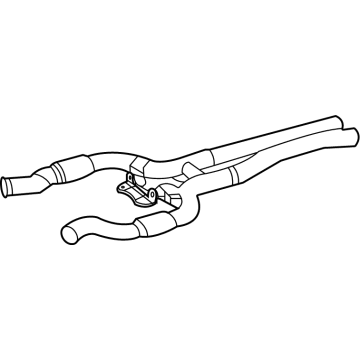 Mercedes-Benz AMG GT 55 Exhaust Pipe - 232-490-94-00