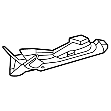 Mercedes-Benz SL43 AMG Exhaust Heat Shield - 232-680-20-00