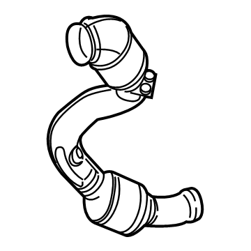 Mercedes-Benz SL63 AMG S E Performance Catalytic Converter - 232-490-04-00