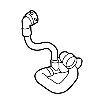 Mercedes-Benz AMG GT Black Series Cooling Hose - 190-500-65-00