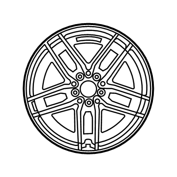Mercedes-Benz Spare Wheel - 213-401-67-00-64-7Y51