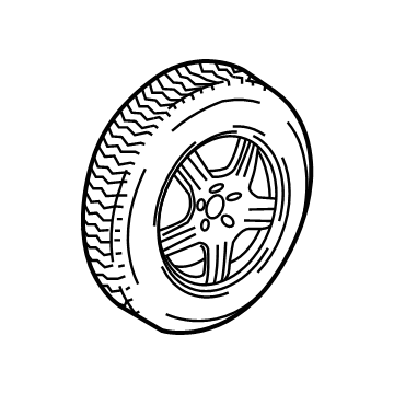 Mercedes-Benz E400 Spare Wheel - 213-400-06-00