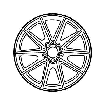 Mercedes-Benz E450 Spare Wheel - 213-401-73-00-64-7X21