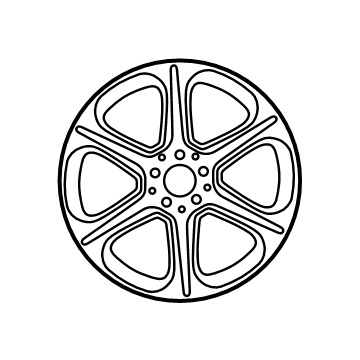 Mercedes-Benz 213-401-34-00-7X23 Wheel Mercedes-Benz 213-401-34-00-7X23 Wheel