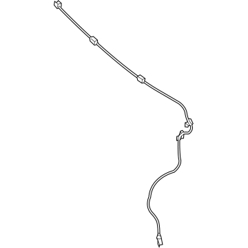 Mercedes-Benz EQE SUV AMG Windshield Washer Hose - 294-860-62-00