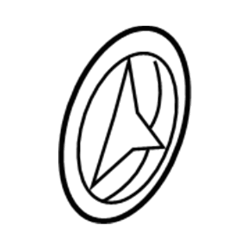Mercedes-Benz C230 Emblem - 203-758-02-58