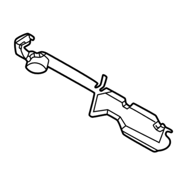 220-505-02-88 Mercedes-Benz Side Cover Illustration 1 of 1